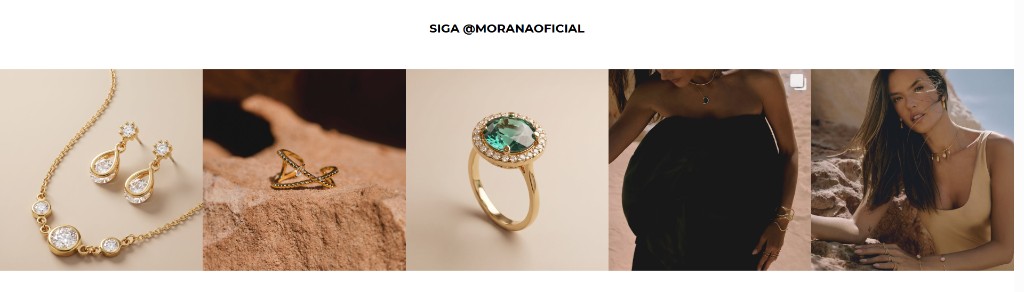 Siga @moranaoficial no Instagram